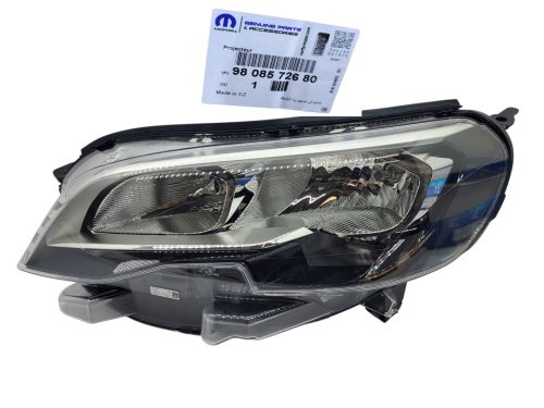 Reflektor Lewy 9808572680 Peugeot Expert IV Oryginał Nowy