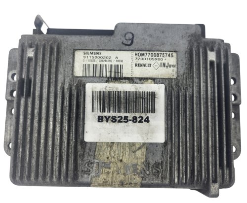 Sterownik silnika Siemens S115300202A 7700875745 7700105980 używany oryginał Renault