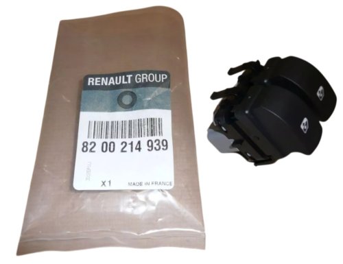 Przycisk Podnoszenia Opuszczania Szyb 8200214939 Renault Clio III Modus Twingo II Oryginał Nowy