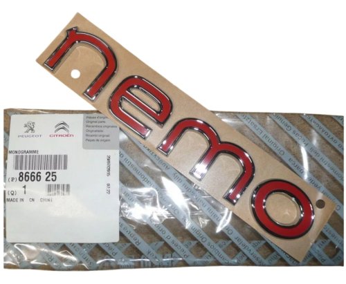 Emblemat 866625 8666.25 Citroen Nemo Nowy Oryginał