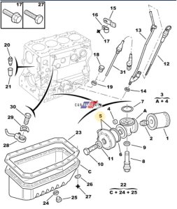 Chłodnica Oleju 98480768 Jumper, Boxer  2.8HDI Oryginał