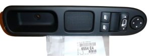 Przełącznik Otwierania Szyby Lewy 6554E4 Peugeot 307 Oryginał