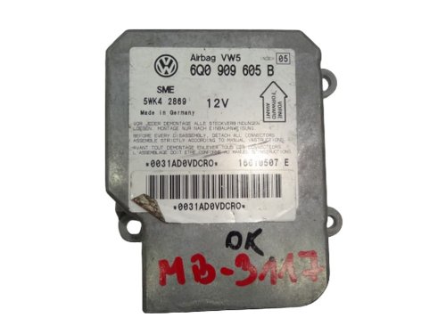 Moduł Sensor AirBag Volkswagen 6Q0909605B