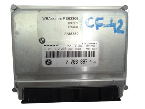 Sterownik ECU  7786887  0281010205 OE BMW E718  Bosch