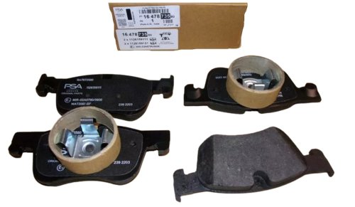 Klocki Hamulcowe Przód 1647873580 Nowy OE PSA C4 Picasso 