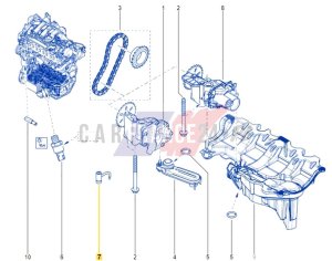 Spryskiwacz Denka Tłoka 1.6 DCI  1212100QAB Nowy OE Renault