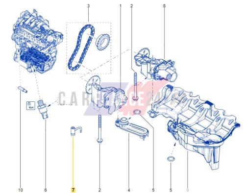 Spryskiwacz Denka Tłoka 1.6 DCI  1212100QAB Nowy OE Renault