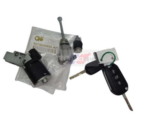 Stacyjka Komplet Zamków 9675620880 Nowy OE Citroen Peugeot 208 308