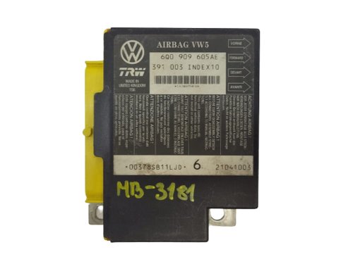 Sterownik Airbag 6Q0909605AE Seat Ibiza 