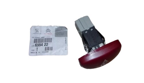 Włącznik Świateł Awaryjnych 655422 Nowy Oryginał Citroen Peugeot Xsara Picasso
