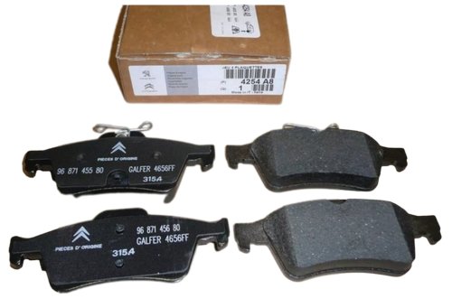 Klocki Hamulcowe Tył 1647875980 1.6VTI/THP/HDI Nowy Oryginał Citroen Peugeot 508
