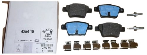 Klocki Hamulcowe Tył 425419  Nowy Oryginał Citroen Peugeot 207