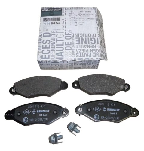 Klocki Hamulcowe 7701208142 1,2 Nowy Oryginał Renault Clio 