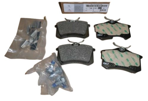 Klocki Hamulcowe Tył 1631831780 Nowy Oryginał Citroen Peugeot C3