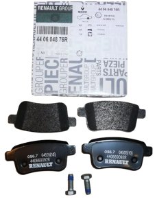 Klocki Hamulcowe Tył  440604876R Nowy OE Renault  Kangoo II
