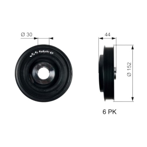 Koło Pasowe Wału 2,5 DCI 1230300Q0D Nowy OE Renault Master II