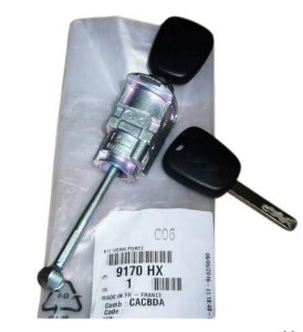 Wkładka Zamka 9170HX Tył Dzwi Skrzydłowe Peugeot Partner Oryginał