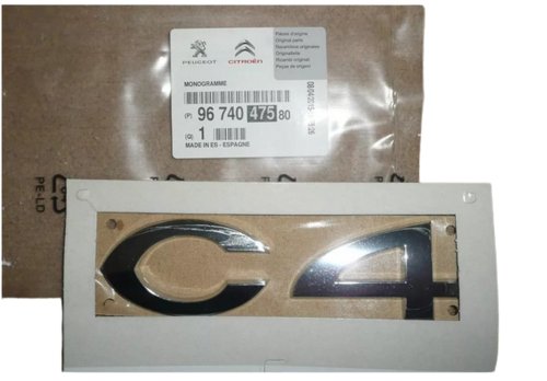 Emblemat 9674047580 Citroen C4 Picasso Oryginał