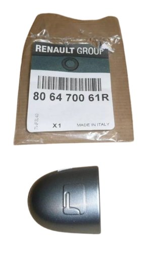 Zaślepka Klamki Renault 806470061R Srebrna Bez Otworu Na Klucz Oryginał