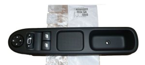 Przełącznik Podnoszenia/Opuszczania Szyby 6554QA Peugeot 207 Oryginał 