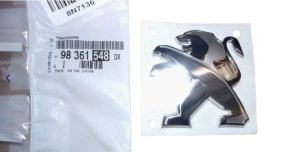 Emblemat Tył 98361548DX Peugeot 508 II Oryginał