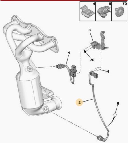 Sonda Lambda 1.4 1.6 VTI Citroen Peugeot 1618.V3  V754896180 