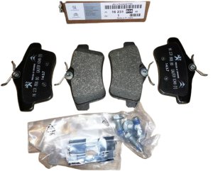 Klocki Hamulcowe Tył 1623180880 Citroen C4 II DS4 DS5 Oryginał