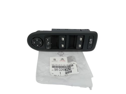 Przycisk Otwierania/Zamykania Szyby 98026364ZD Peugeot 308 Oryginał