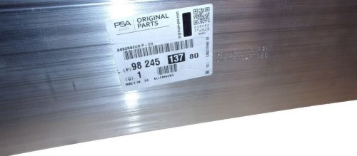 Wzmocnienie Czołowe 9824513780 Peugeot 3008 II 5008 II Oryginał 