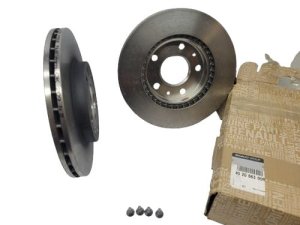 Tarcza Hamulcowa Przód Komplet Oryginał 402066300R Duster