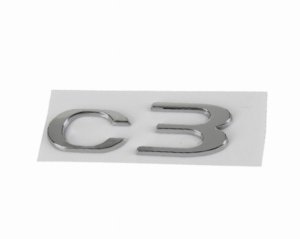 Emblemat Tył 9800742980 Citroen C3 Oryginał