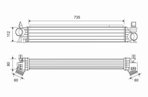 Intercooler 1613994180 Citroen Jumper 15- 2.0-2.2BLUEHDI Oryginał Nowy
