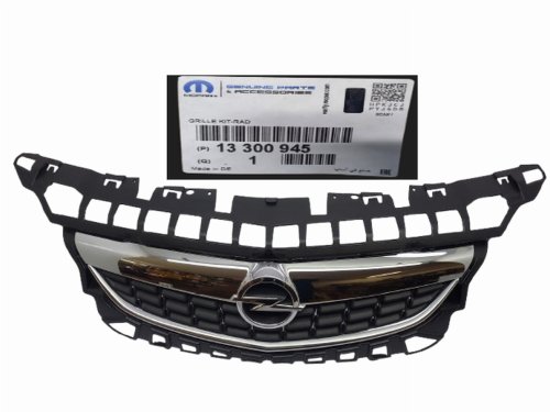 Atrapa z Logo i Listwami 13300945 Opel Astra Oryginał Nowa