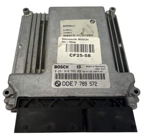 Sterownik ECU Bosch DDE7789572 0281010565 28RTF107 BMW