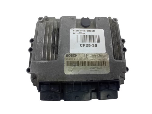 Sterownik ECU 8200263396 8200300537 0281011389 Renault