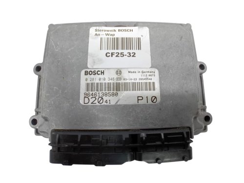 Sterownik ECU 0281010346  9648312780  Jumper Boxer Ducato