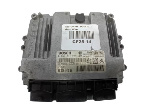 Sterownik ECU 0281011233  9653239880  9655600680 Bosch PSA