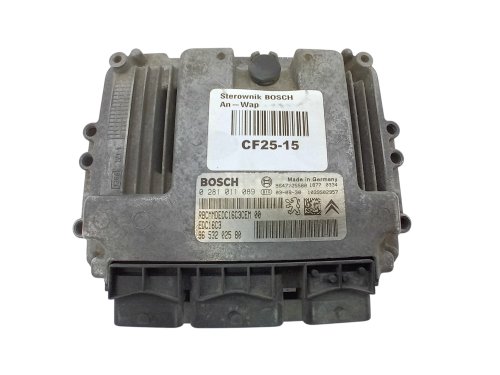Strerownik ECU 0281011089  9647785580  9653202580 Bosch