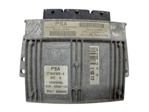 Sterownik ECU 9646243580 9646509880 2164726-6 Renault Sagem