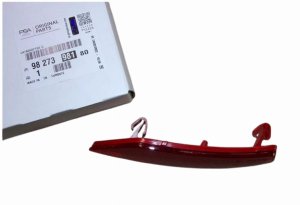 Odblask Zderzaka 9827398180 Lewy Peugeot 208 Oryginał Nowy