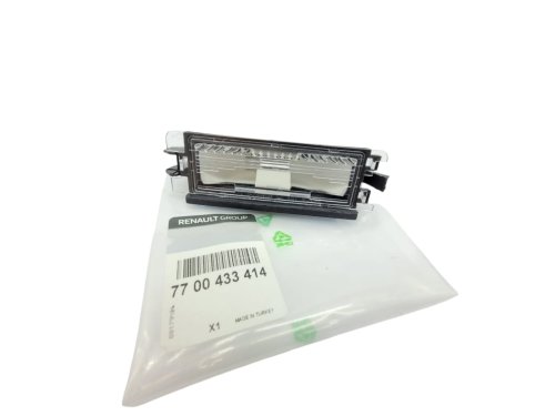 Lampka Tablicy Rejestracyjnej Oryginał 7700433414 Clio 2 Logan