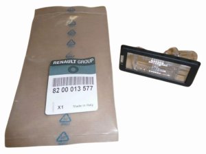 Lampka Tablicy Rejestracyjnej 8200013577 Renault Laguna II Oryginał Nowy