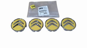 Dekielek Do Alufelgi 59mm 9406.J5 9406J5 Żółty Citroen C1/C2/C3 Oryginał Nowy