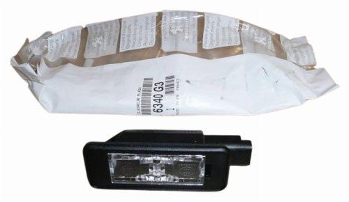 Lampa Tablicy Rejestracyjnej 6340G3 6340.G3 Citroen C4/C5 III Peugeot 308/508 Oryginał Nowy