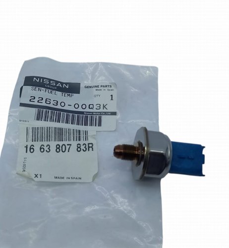 Czujnik Ciśnienia Paliwa Oryginał 166380783R Kangoo 2 1.2TCE