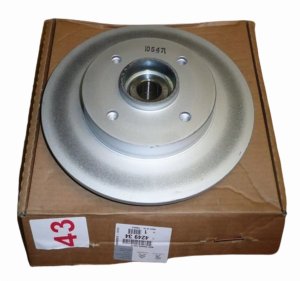 Tarcza Hamulcowa Tył 424934 4249.34 Citroen C4 Peugeot 307 Oryginał Nowy