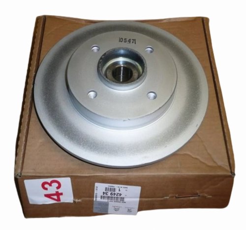 Tarcza Hamulcowa Tył 424934 4249.34 Citroen C4 Peugeot 307 Oryginał Nowy