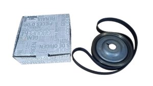 Zestaw Koło Pasowe Wału + Pasek 123035381R Dacia Duster II 1.5DCI Oryginał Nowy