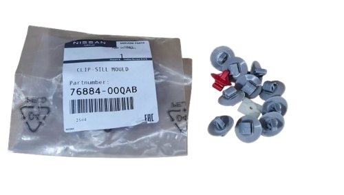 Klips Listw Bocznych 7688400QAB Zestaw 12szt Renault Kangoo/Master II Oryginał Nowy