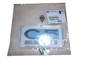 Emblemat Tył 8665YW 8665.YW Citroen C5 III Oryginał Nowy